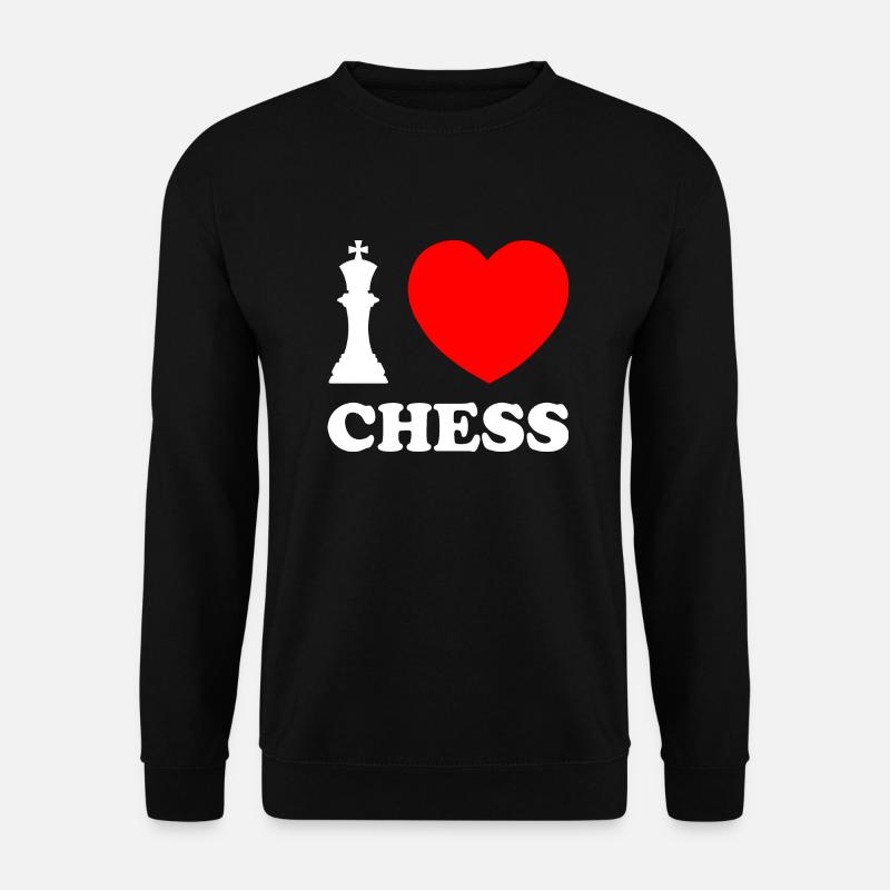 J’adore Chess Chess Player - Sweat-shirt Unisexe - noir