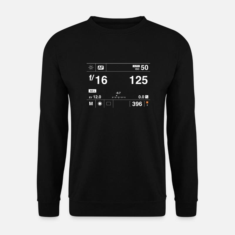 Hasselblad screen - Sweat-shirt Unisexe - noir