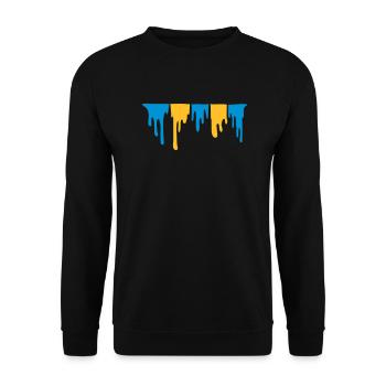 Dripping sticky mucus - Unisex Sweatshirt - black - Front - Alina (178cm) & Michal (187cm)