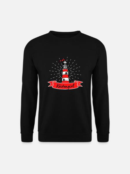 Küstengirl Ostsee Küste Nordsee Küste Spruch - Unisex Pullover - Schwarz