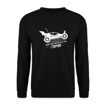 Just One More RC Car I Promise Model Car Remote C - Unisex Sweatshirt - black - Front - Alina (178cm) & Michal (187cm)
