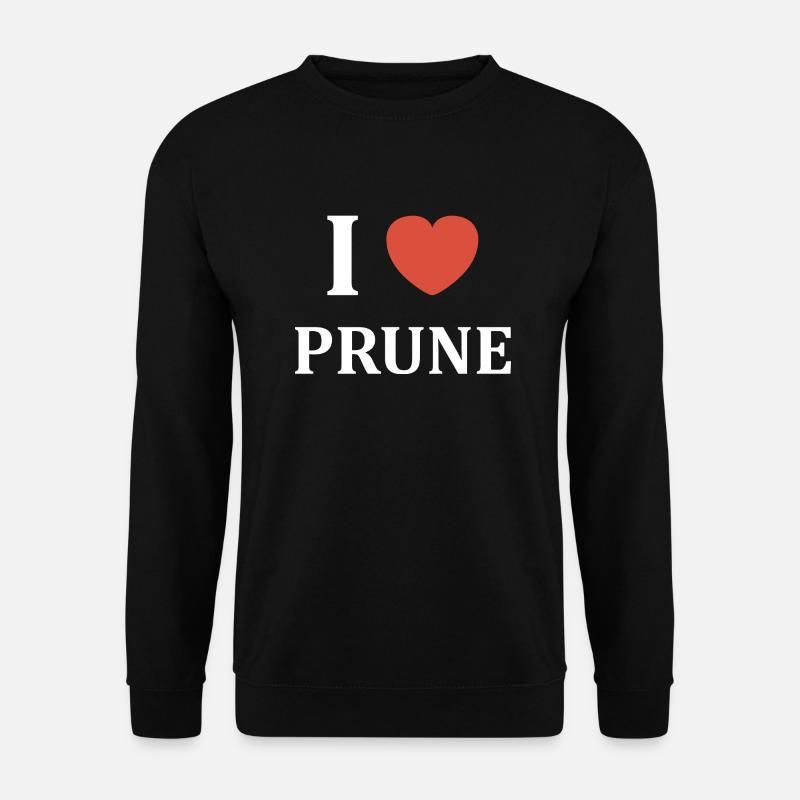 i love Prune - Sweat-shirt Unisexe - noir