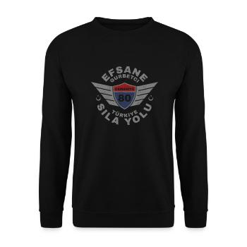 Osmaniye - Unisex Pullover - Schwarz - Vorne - Alina (178cm) & Michal (187cm)