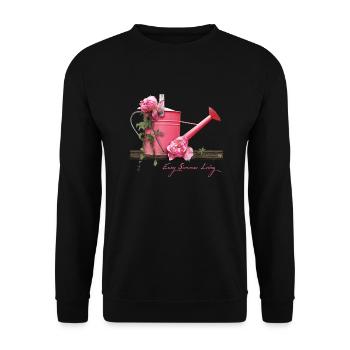 Easy Summer Living - Unisex Pullover - Schwarz - Vorne - Alina (178cm) & Michal (187cm)
