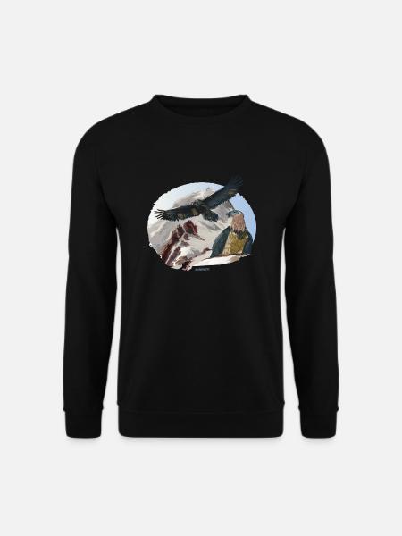 Baretgeier Nationalpark Berchtesgaden - Unisex Pullover - Schwarz
