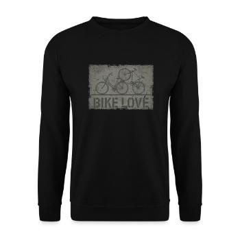 Amour du vélo - Sweat-shirt Unisexe - noir - Devant - Alina (178cm) & Michal (187cm)