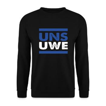 Uns Uwe Hamburg Erinnerung - Sweat-shirt Unisexe - noir - Devant - Alina (178cm) & Michal (187cm)