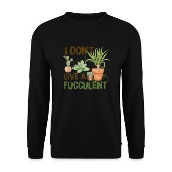 Gardening Gardeners Gardening Digging Plant - Unisex Sweatshirt - black - Front - Alina (178cm) & Michal (187cm)