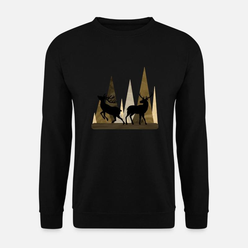 Deer - Unisex Sweatshirt - black