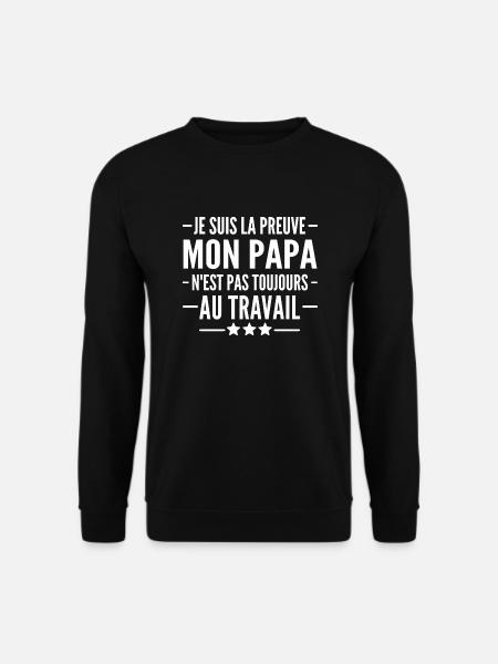 expression bébé / humour bébé - Sweat-shirt Unisexe - noir