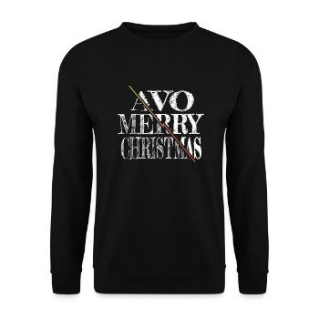 Couples Geek present bedroom Bubaprints - Unisex Sweatshirt - black - Front - Alina (178cm) & Michal (187cm)