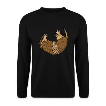 Cadeau de tatou drôle de dicton - Sweat-shirt Unisexe - noir - Devant - Alina (178cm) & Michal (187cm)