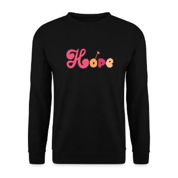 Amplify hope quote best t shirt and hoddies - Sweat-shirt Unisexe - noir - Devant - Alina (178cm) & Michal (187cm)