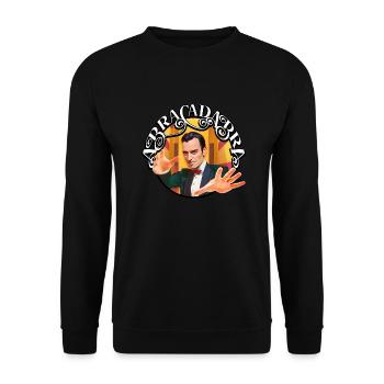 Abracadabra, les yeux rivés sur moi - Sweat-shirt Unisexe - noir - Devant - Alina (178cm) & Michal (187cm)