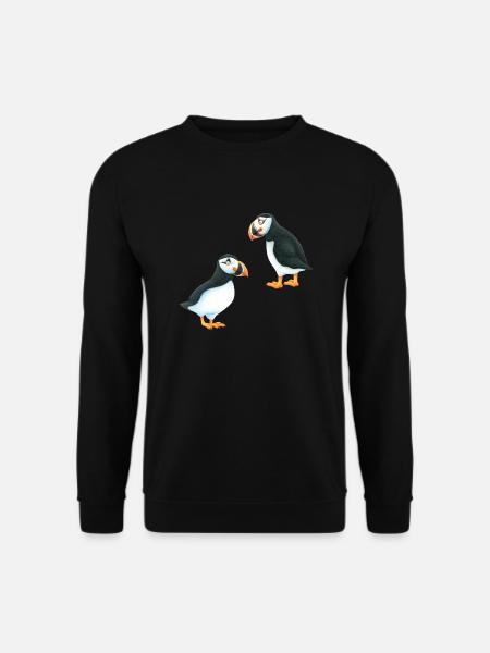 Puffin - Unisex Sweatshirt - black