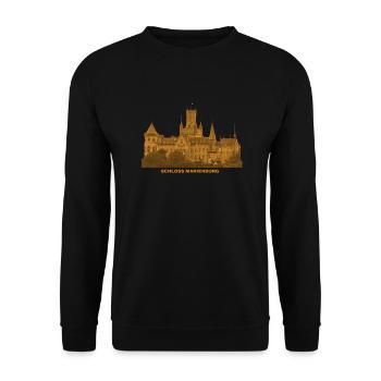 Marienburg Schloss Pattensen Hannover Niedersachse - Unisex Pullover - Schwarz - Vorne - Alina (178cm) & Michal (187cm)