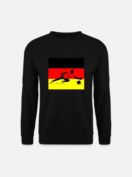 Soccer Fussball - Unisex Pullover - Schwarz