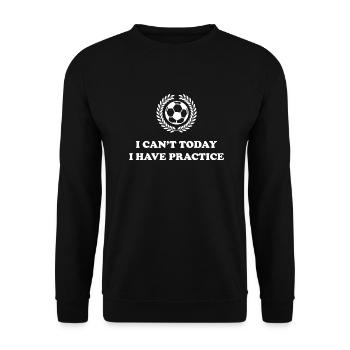 Fußball Soccer - Unisex Sweatshirt - black - Front - Alina (178cm) & Michal (187cm)