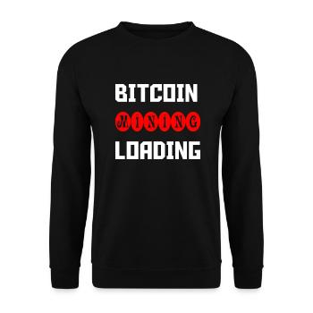 Bitcoin Trading Crypto Stocks - Sweat-shirt Unisexe - noir - Devant - Alina (178cm) & Michal (187cm)