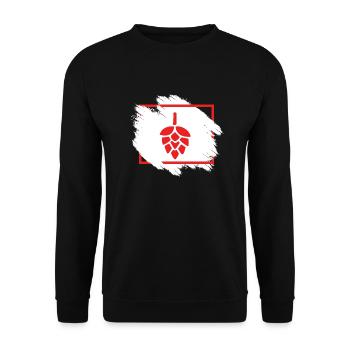 Beer Wine Whiskey Schnapps Alcohol - Unisex Sweatshirt - black - Front - Alina (178cm) & Michal (187cm)