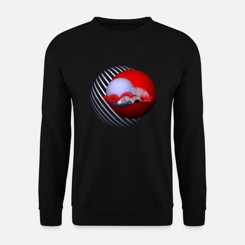 Spielerei mit Kugeln -04- - Unisex Pullover - Schwarz
