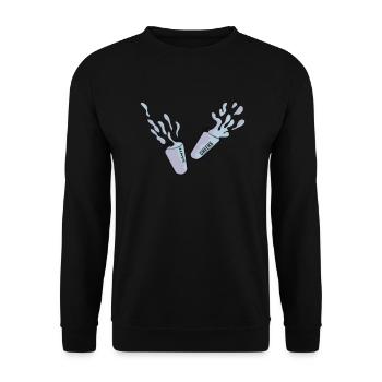 Toast - Unisex Sweatshirt - black - Front - Alina (178cm) & Michal (187cm)