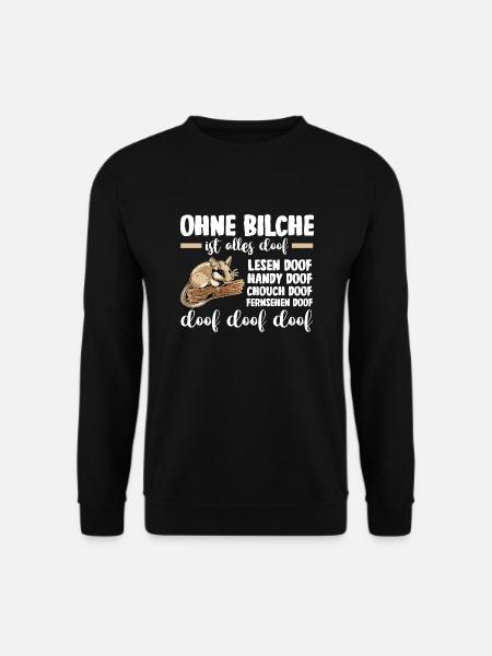 Bilch - Unisex Pullover - Schwarz