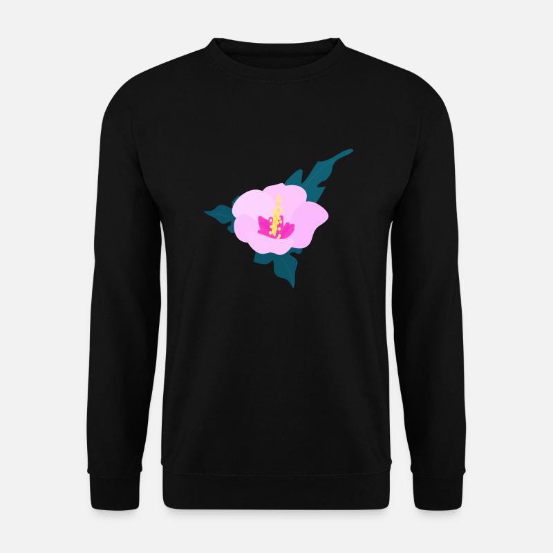 Hibiskusblüte 2 - Unisex Pullover - Schwarz
