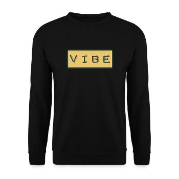 VIBE - Unisex Pullover - Schwarz - Vorne - Alina (178cm) & Michal (187cm)