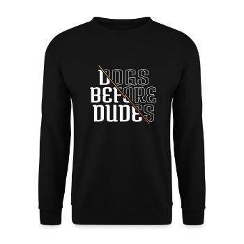 beagle lovers beagle dog beagle owner gift awesome - Unisex Pullover - Schwarz - Vorne - Alina (178cm) & Michal (187cm)
