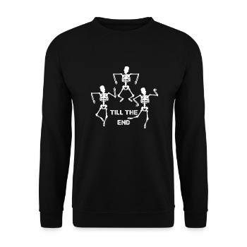 Dancing Dance Music - Unisex Sweatshirt - black - Front - Alina (178cm) & Michal (187cm)