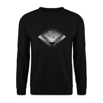 Downtown Attitude - Unisex Pullover - Schwarz - Vorne - Alina (178cm) & Michal (187cm)