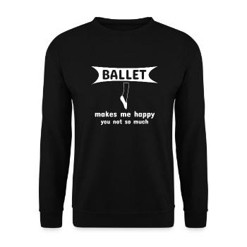 Danse Danse Musique - Sweat-shirt Unisexe - noir - Devant - Alina (178cm) & Michal (187cm)