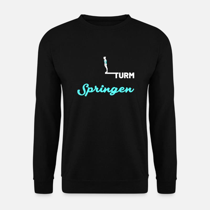 turmspringen sprung - Unisex Pullover - Schwarz