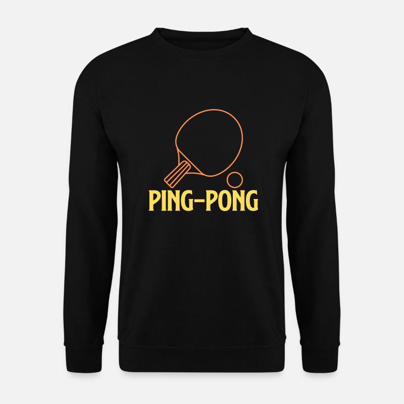 Tischtennis - Unisex Pullover - Schwarz