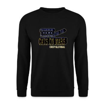 Happy Night Sky Cool Déclaration Présenter des blagues d’idée - Sweat-shirt Unisexe - noir - Devant - Alina (178cm) & Michal (187cm)