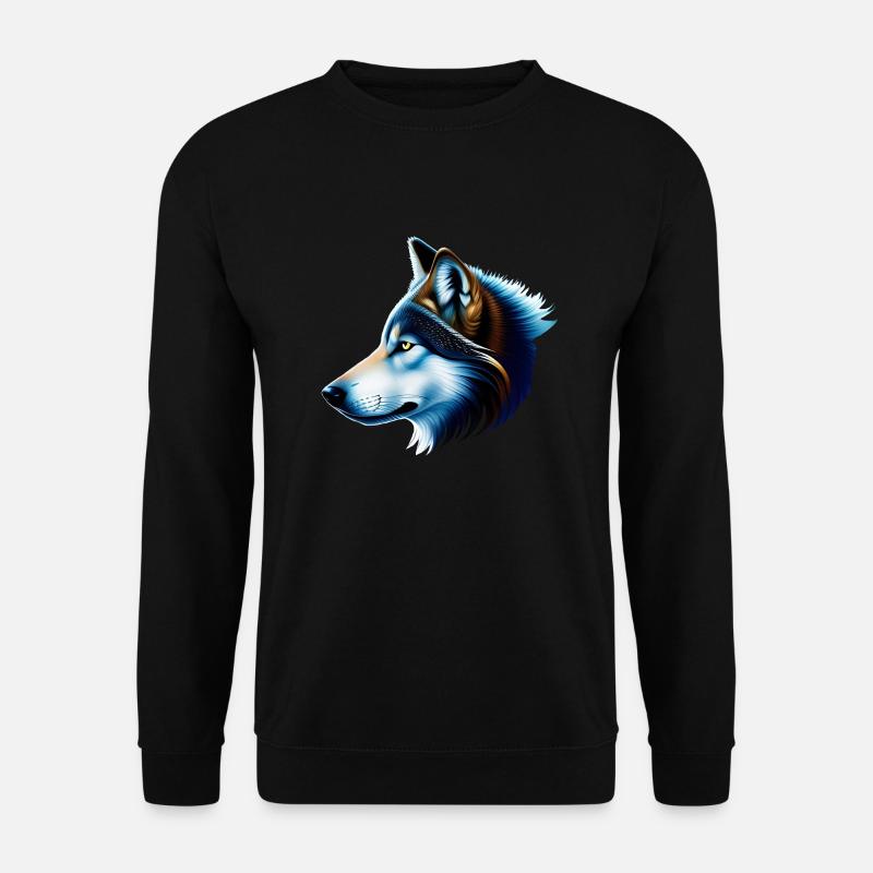 Wolf - Unisex Sweatshirt - black
