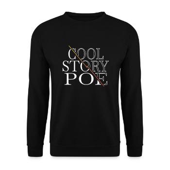 movies lover book fan funny quote quotes feminine - Unisex Sweatshirt - black - Front - Alina (178cm) & Michal (187cm)