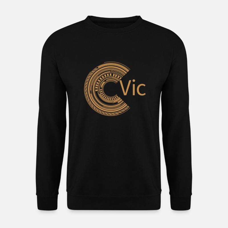 Für Vic - Unisex Pullover - Schwarz
