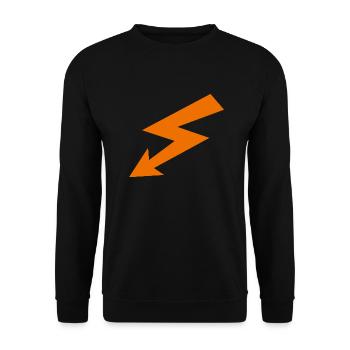 LOGO SCORPLUS 2017 orange foncé - Sweat-shirt Unisexe - noir - Devant - Alina (178cm) & Michal (187cm)