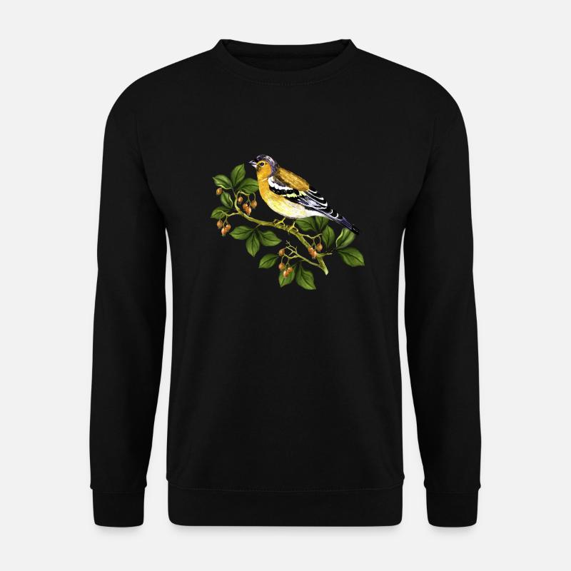 Bunter Vogel - Unisex Pullover - Schwarz