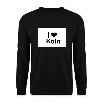 IMG 0376 - Unisex Pullover - Schwarz - Vorne - Alina (178cm) & Michal (187cm)