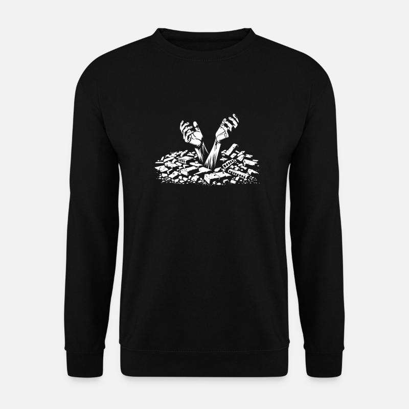 Krieg ist schlecht - Unisex Pullover - Schwarz