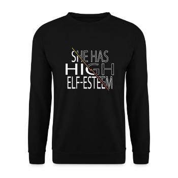 dictons drôles citation dinosaure fan barbes cadeau - Sweat-shirt Unisexe - noir - Devant - Alina (178cm) & Michal (187cm)