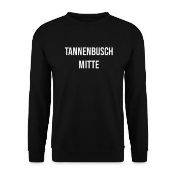 Tannenbusch Mitte - Unisex Pullover - Schwarz - Vorne - Alina (178cm) & Michal (187cm)