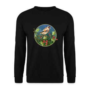 Oiseau coloré - Sweat-shirt Unisexe - noir - Devant - Alina (178cm) & Michal (187cm)