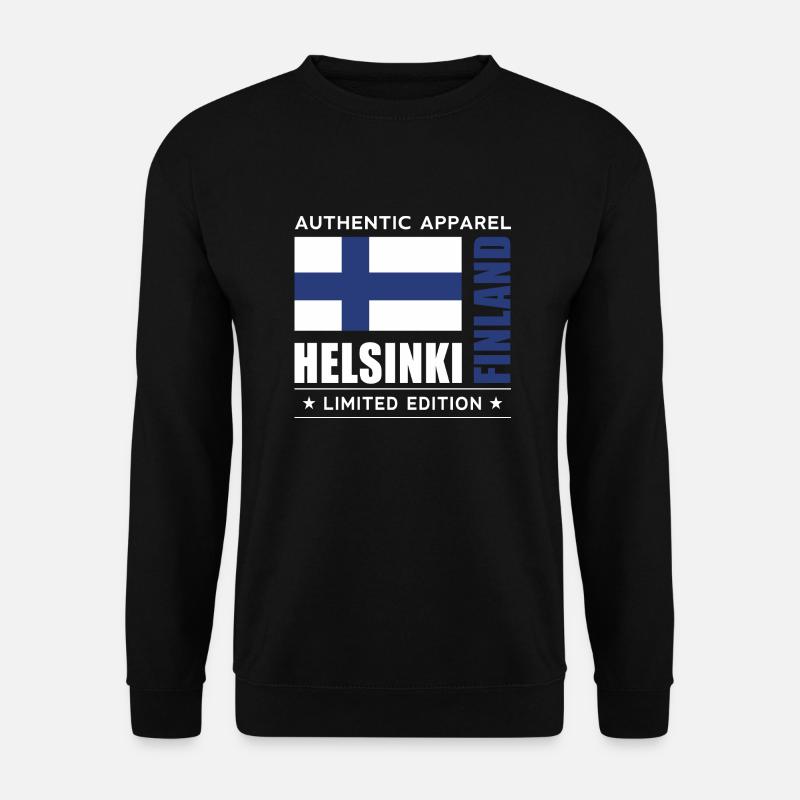 Helsinki - Unisex Pullover - Schwarz