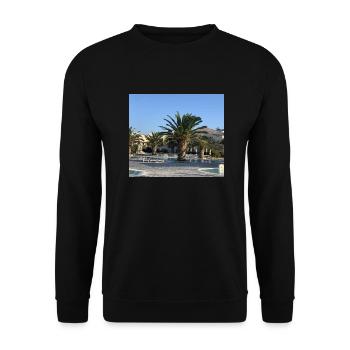 Palme - Unisex Pullover - Schwarz - Vorne - Alina (178cm) & Michal (187cm)