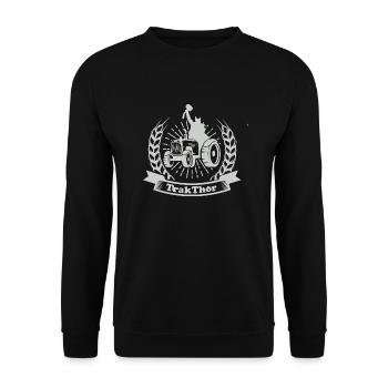 Trakthor - Unisex Pullover - Schwarz - Vorne - Alina (178cm) & Michal (187cm)