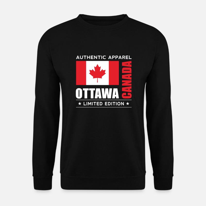 Ottawa - Unisex Pullover - Schwarz